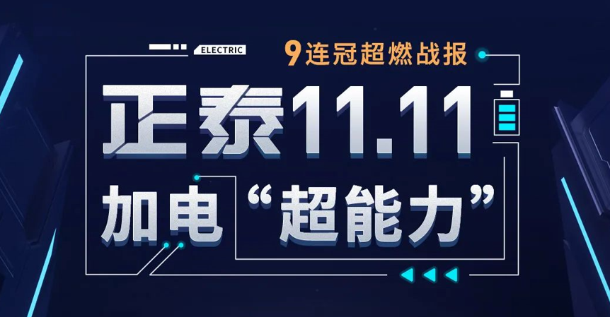 三亿体育体育11·11加电“超能力”| 9连冠战报