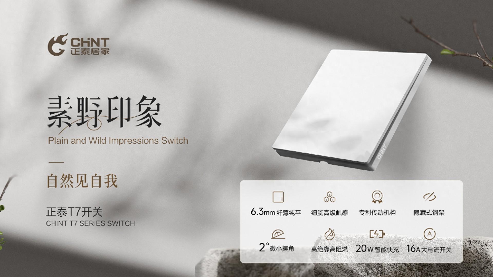 三亿体育体育T7系列素野印象开关：回归自然的简约美学-1